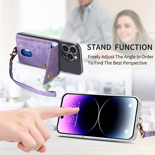 Universal Adhesive Pocket Stick On Wallet Card Holder Pouch Case for Cell Phone - Picture 53 of 56