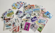 80 Aviation & Aircraft Stamps Used Worldwide Various All Different Thematic