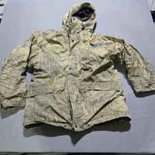 Gander Mountain Jacket Men M-M Green Camo Realtree Climate+ Hunting USA