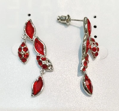 Lot 10 paires Boucles d'Oreilles Marque Private Crystal avec Cristaux Swarovski - Photo 1/4