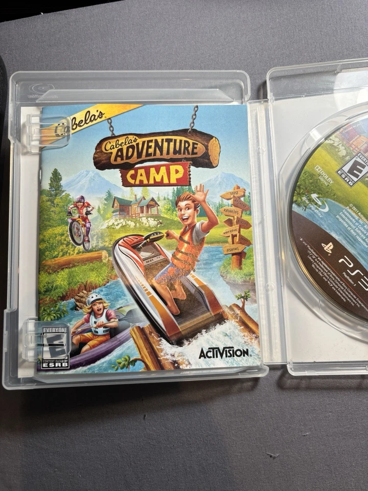 Cabela's Adventure Camp PS3 Sony PlayStation 3 - 2011 CIB w/Manual & Insert - Image 3 of 4
