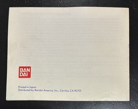 Shooting Range Nintendo NES Instruction Booklet Manual Only