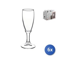 6X Calice Aus Klarem Glas Calypso Fluttino CL10 Bormioli Rocco