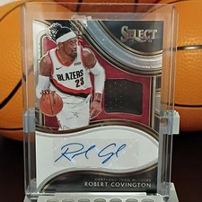 Panini Select 2020-21 Robert Covington Auto Mem #AM-RCV Blazers /249