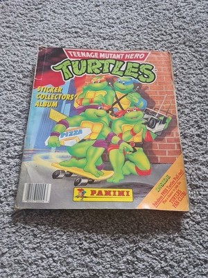 Panini Teenage Mutant Hero Turtles Album 1990. Plus Poster sehr guter Zustand 