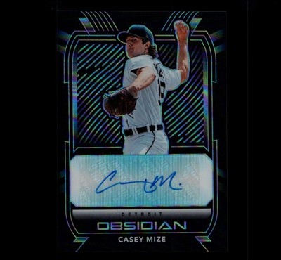 2021 Panini Chronicles - Obsidian Autographs Casey Mize #O-CM (AU, RC)