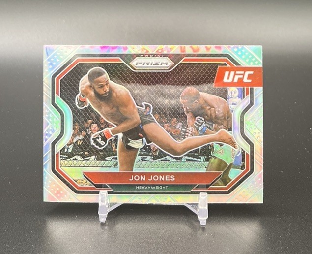 2021 Panini Prizm UFC Jon Jones Silver Prizm No.101