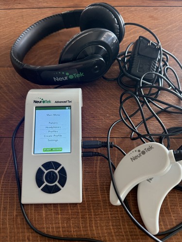 NeuroTek Advanced Tac Kit auditiv taktiles EMDR Instrument PULSER & Kopfhörer