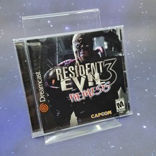 Resident Evil 3 Nemesis Sega Dreamcast Capcom Horror Video Game T-1220N CIB