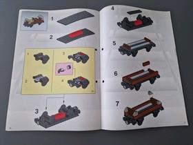 Lego Building Instructions 3225 System Classic Train Instruction Only
