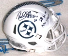 ROCKY BLEIER SIGNED PITTSBURGH STEELERS 2024 SALUTE TO SERVICE Alt MINI HELMET