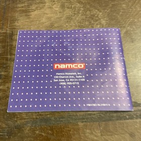 Ms. PAC-Man Namco Manual Only NES Nintendo