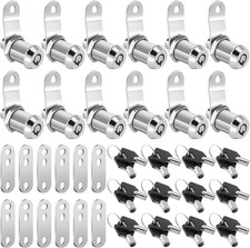 12 Pack Rv Storage Locks 7/8'' Rv Compartment Locks Keyed Alike for Camper Trave