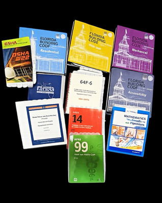 2020 plumbing Highlighted tabbed Florida Building Code Book Lot, (EN)