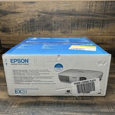 Epson EX31 3LCD Multimedia Projector SVGA 2500 Lumens H309A - New Open Box