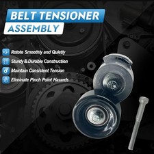 38385 Serpentine Belt Tensioner Kit with Idler Pulley Compatible with Ford