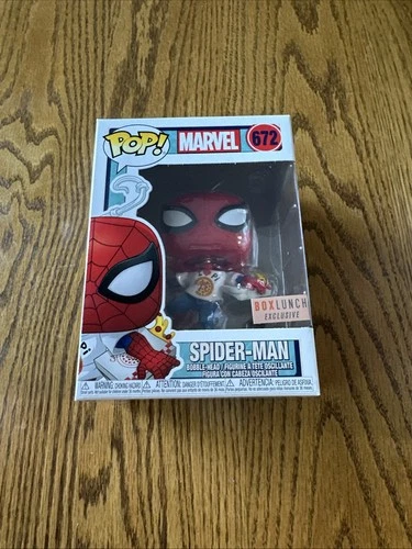 Funko Pop! Vinyl: Marvel - Spider-Man (with Pizza) - Box Lunch (Exclusive) #672