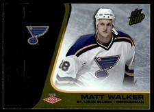 2002-03 PACIFIC QUEST FOR THE CUP GOLD Matt Walker /325 St. Louis Blues #143
