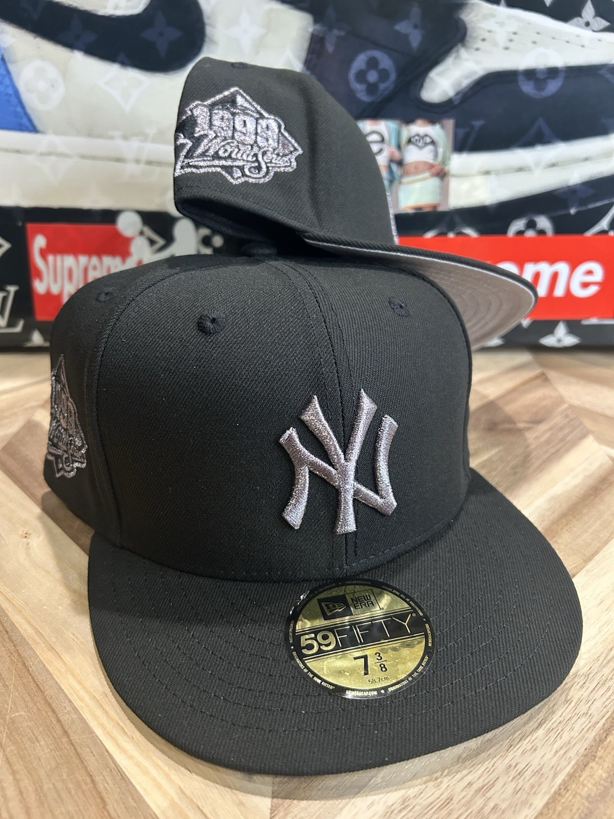 New Era Hat Club Reflective Pack New York Yankees Black Metallic 3m 7 3/8