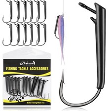 12PCS Dovesun Ozark Rig 3/8oz Hooks Saltwater & Freshwater Bass Rig Fishing Hook