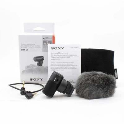 * OPEN BOX GOOD * Sony ECM-G1 Ultracompact Camera-Mount Vlogger Shotgun Micropho