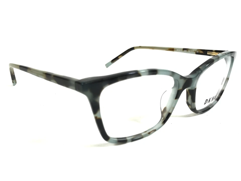 DKNY Eyeglasses Frames DK5013 320 Teal Tortoise Cat Eye Full Rim 52-17-135 - Image 2 of 4
