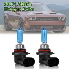 For Dodge Challenger 15-2019 9012 Halogen Headlight Kit Cool White Hi/Lo Bulbs