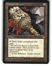 Magic the Gathering - Ice Age Despotic Scepter Rare 1995