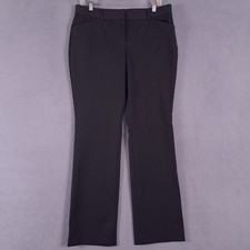Express Dress Pants Womens 10 Regular Black Editor Barely Boot Low Rise Preppy