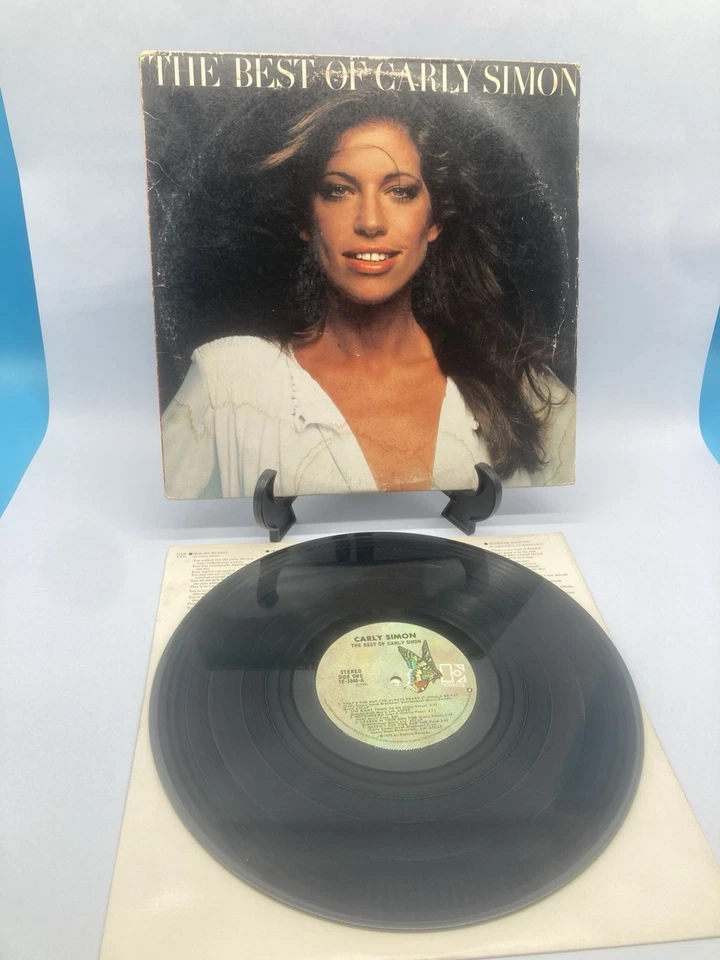 Carly Simon The Best of Vintage Vinyl Lp 1975 Elecktra 7E-1048 - Image 3 of 4