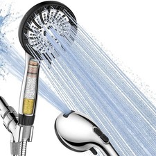 Drivse iondrops Filtered Shower Head with Handheld,High Pressure Showerhead w...