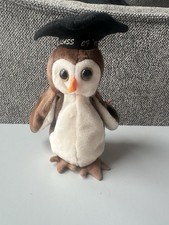 Ty Beanie Baby Wise The Owl 1997 Graduation Cap COLLECTED RETIRED