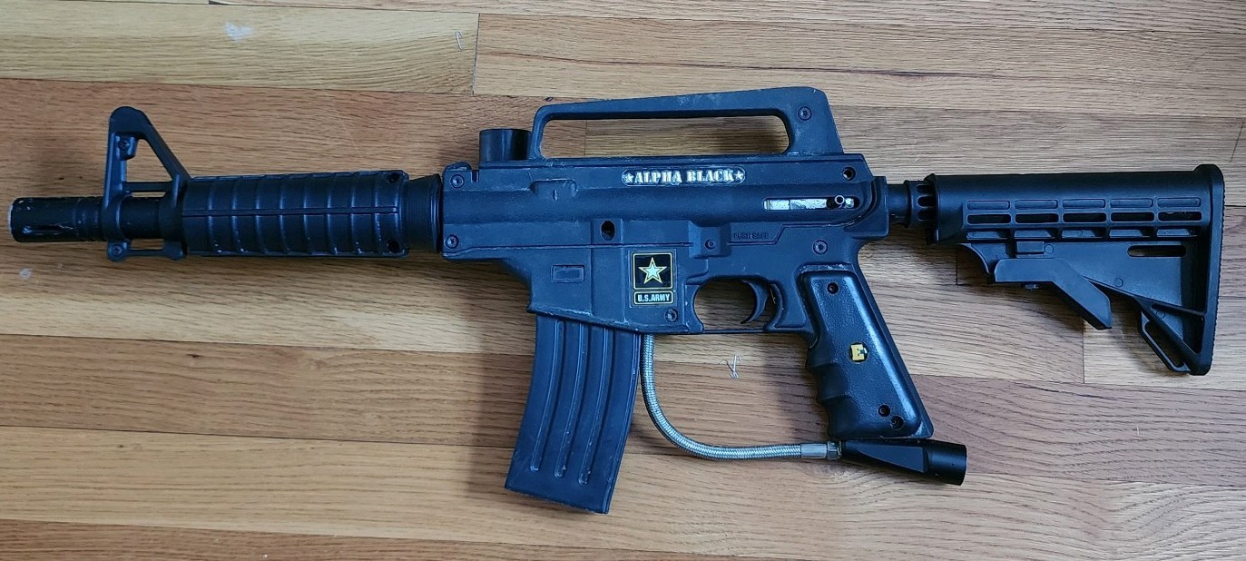 Tippmann US Army Alpha Elite Paintball Marker - Black