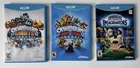 Skylanders three Wii U game lot - REQUIRES PORTAL NOT INCLUDED read description
