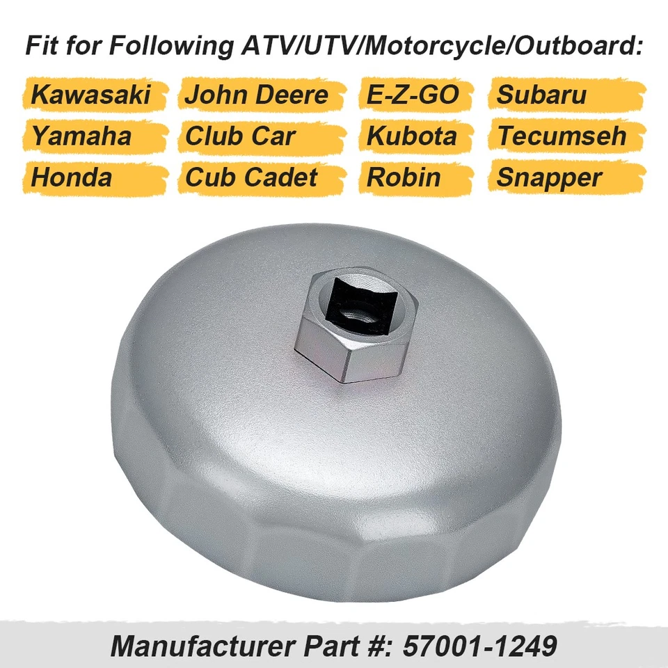 Llave de filtro de aceite 65 mm para Honda GoldWing Rebel CB CBR VTX VFR Shadow Nighthawk Foto 4 de 4