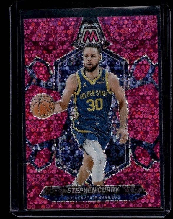 2023-24 Panini Mosaic Basketball Stephen Curry #3 Fast Break Pink /20