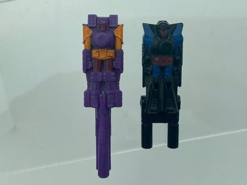 Transformers G1 1988 QUAKE HEATER & TIPTOP figure SET weapon targetmaster