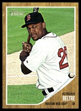 Adrian Beltre 2011 Topps Heritage #225 Red Sox MLB READ FREE SHIP AutographDen