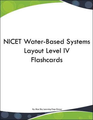 NICET Water-Based Systems Layout Level IV Flashcards