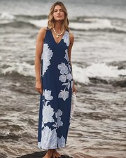 Tommy Bahama Carmela Breezy Blooms Maxi Dress