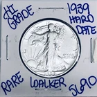 1939 WALKING LIBERTY SILVER HALF DOLLAR HIGH GRADE U.S. MINT FREE SHIPPING 5690