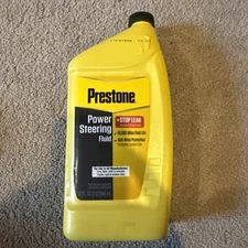 Prestone Power Steering Fluid Plus Stop Leak, 32 oz (1 Quarts) SEALED ITEM!!