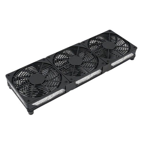 120mm Cabinet Cooling Fan Housing with LED Light For Networking Equipment - Afbeelding 4 van 11