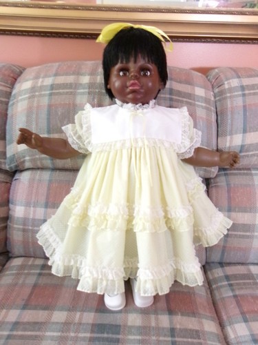 RARE VNT 25" Ideal Chubby Ethnic African American - Indian SO-O-O Big Baby Doll