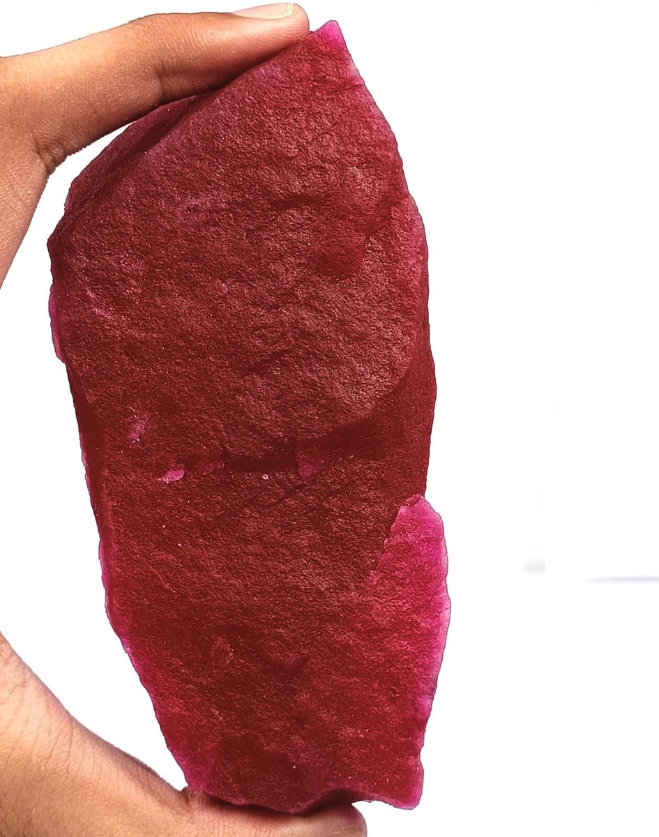 DYED Big Offer 2225 Ct Natural Red Ruby Uncut Rough Certified