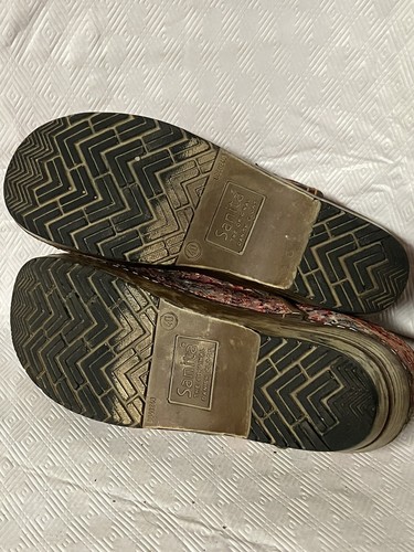 SANITA PAISLEY FLOWERS CLOGS SZ 9.5 SZ 40 - Picture 8 of 9