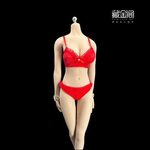 1/6 Scale Female Soldier Underwear Bra Panty Set Fits 12" Action Figure Body - Picture 6 of 11