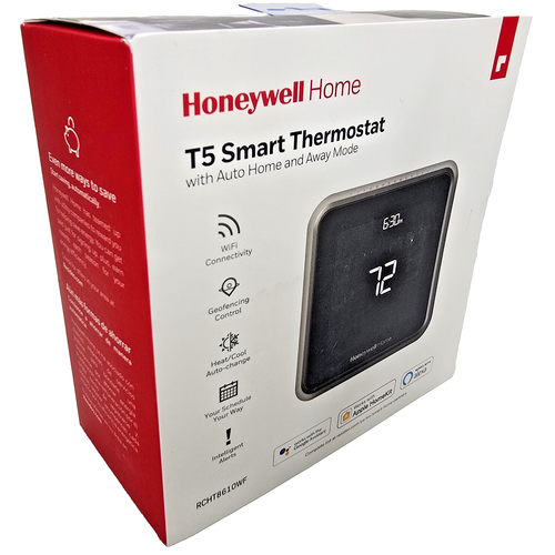 Honeywell Home T5 Smart Thermostat Wi-Fi Programmable Auto Home Away RCHT8610WF