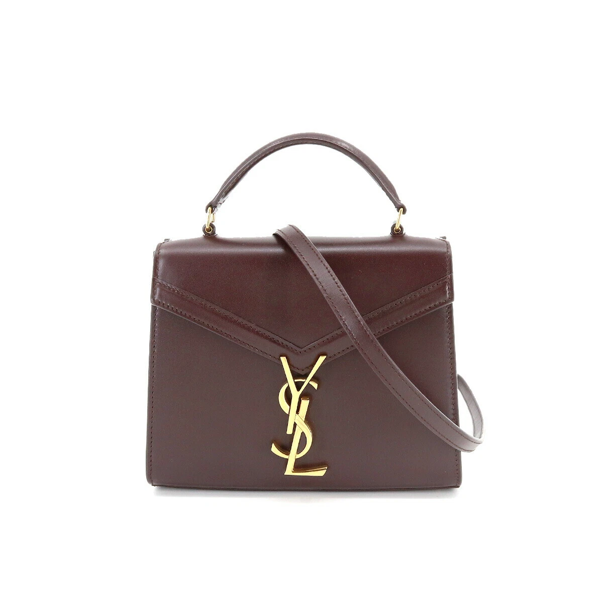 Saint Laurent Mini Cassandra Leather Top Handle Bag