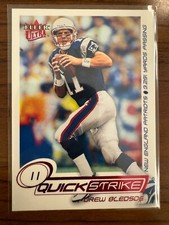 2001 Fleer Ultra Quick Strike #18 Drew Bledsoe New England Patriots